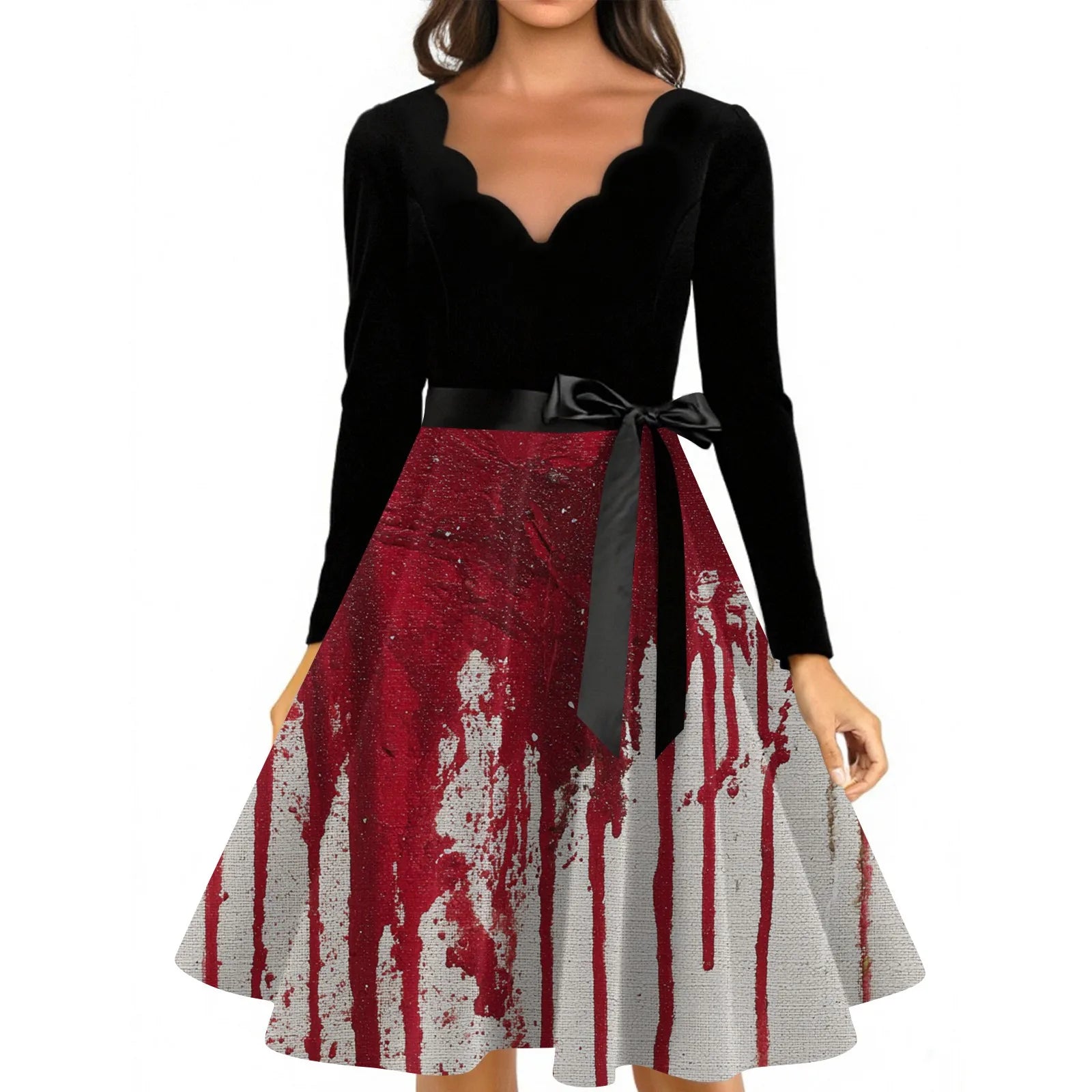 Halloween Print Dress